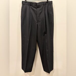 Towncraft Vintage Dark Grey Pin Stripped Men's Dress Pants 38L